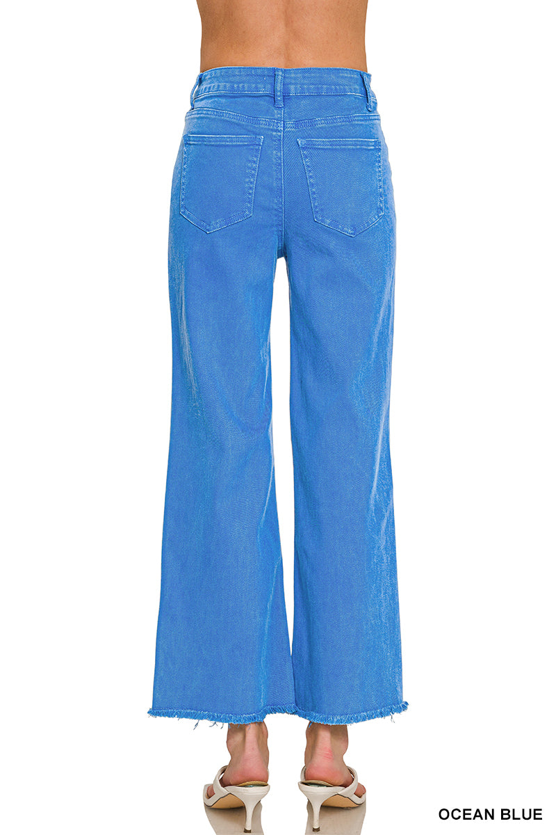 Angie Acid Washed High Waisted Jeans