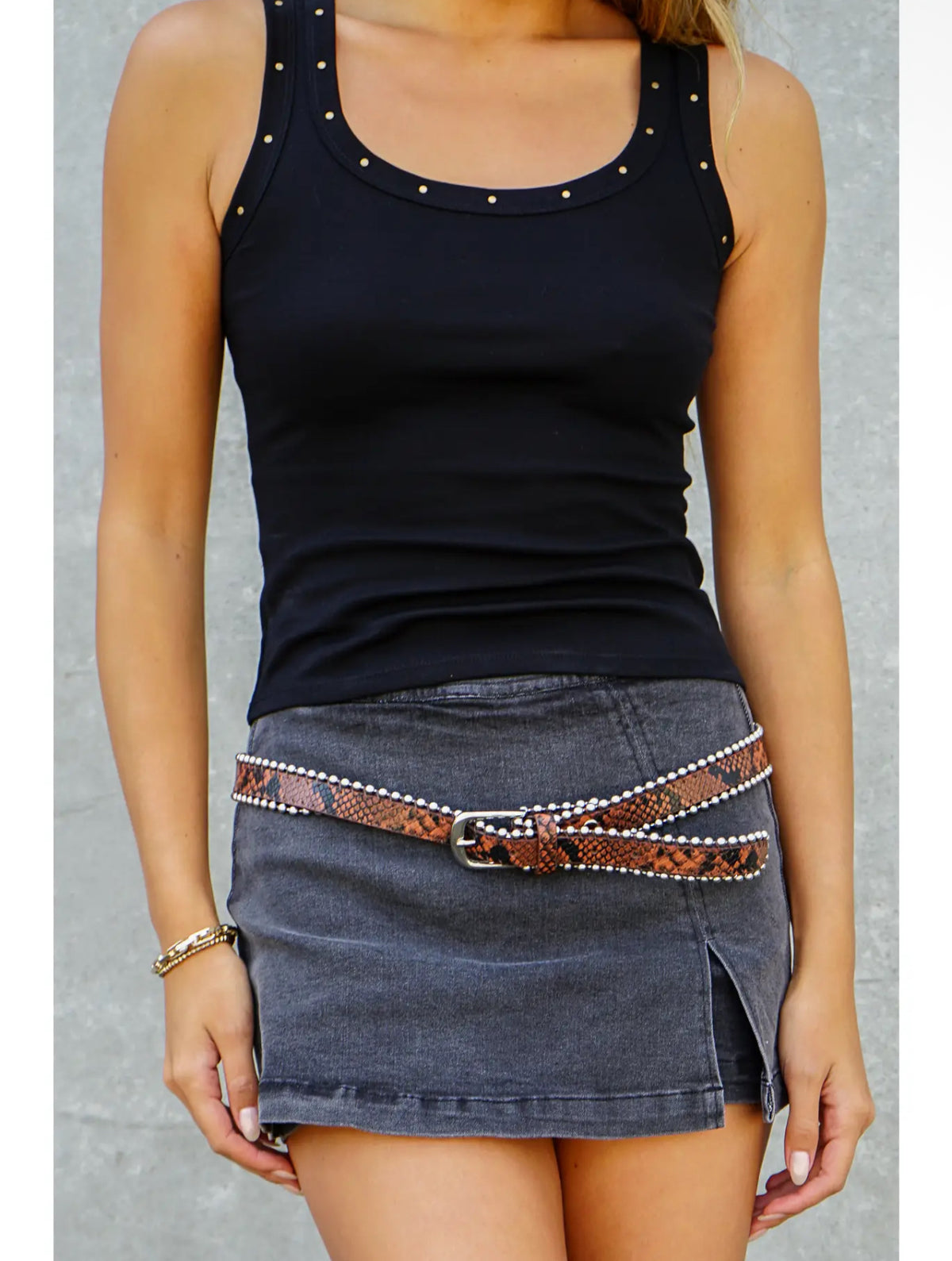 Studded Tank Top