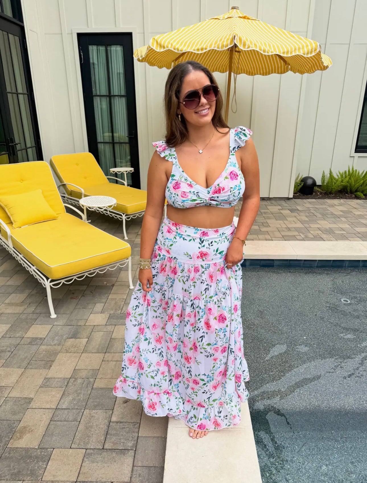 BLAKELY Floral Swim Set