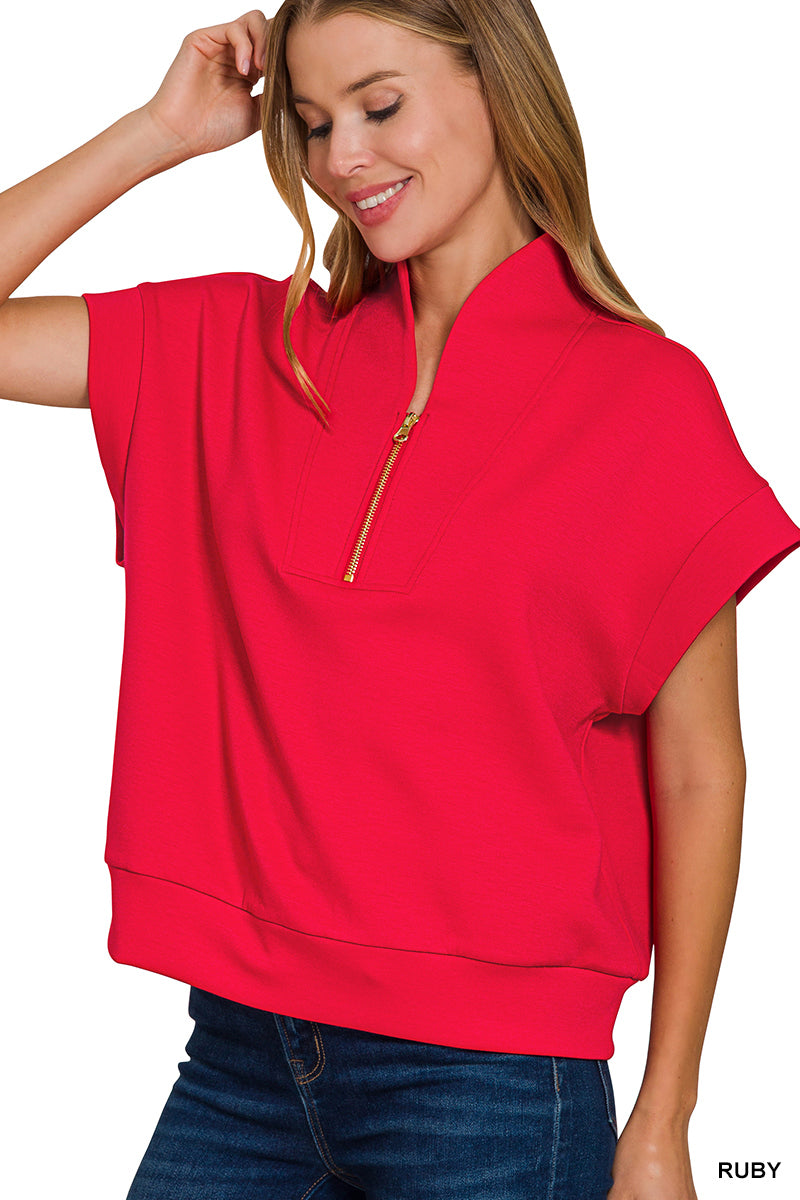 Half Zip Scuba Vest