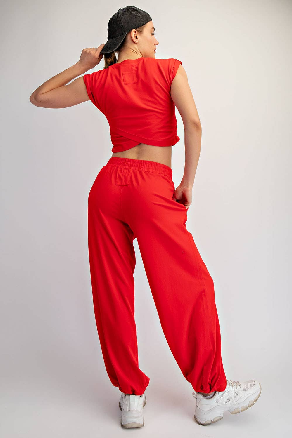 Cotton Lycra Crossover Set