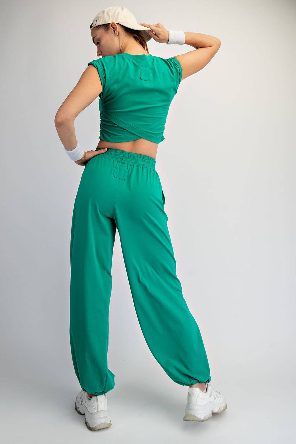 Cotton Lycra Crossover Set