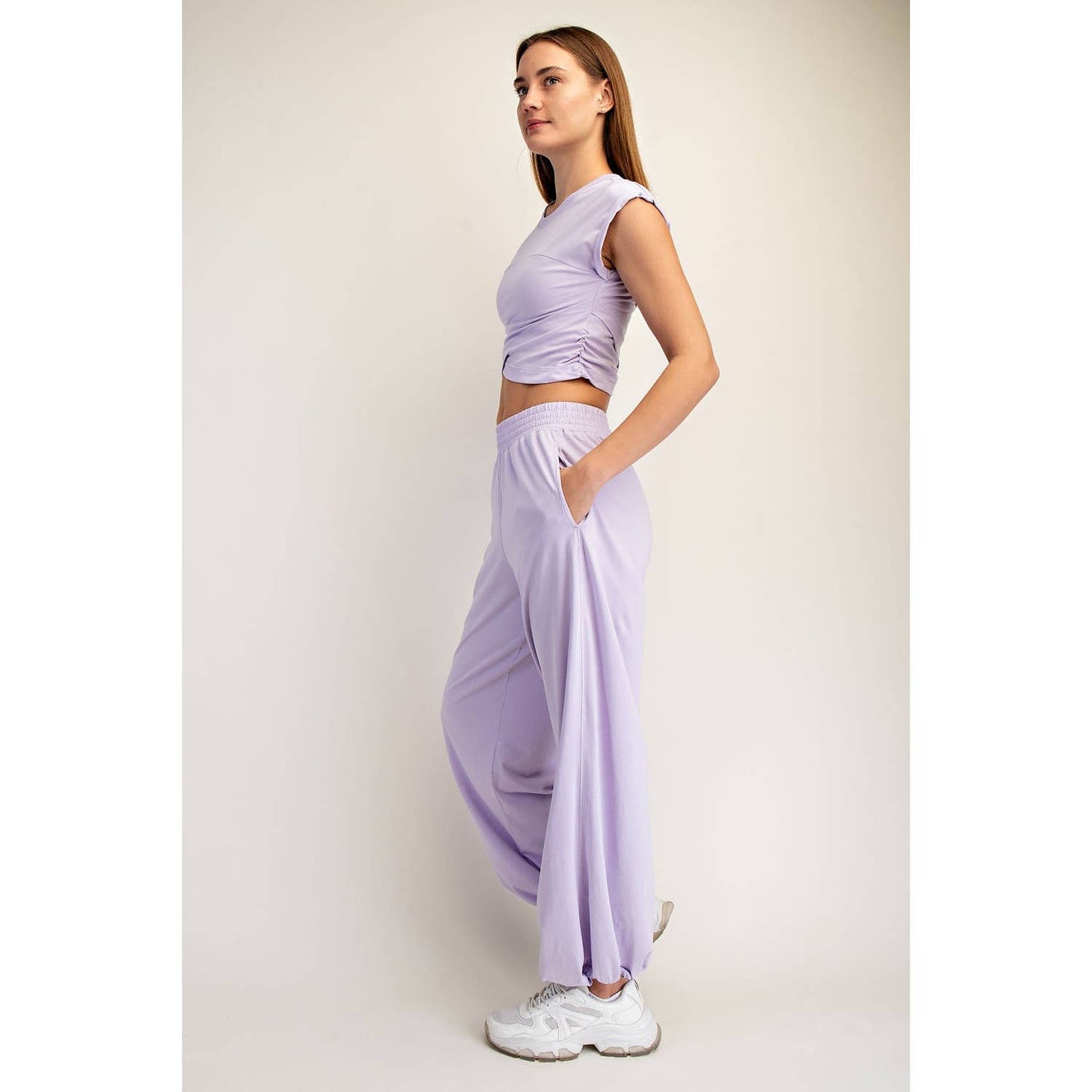 Cotton Lycra Crossover Set