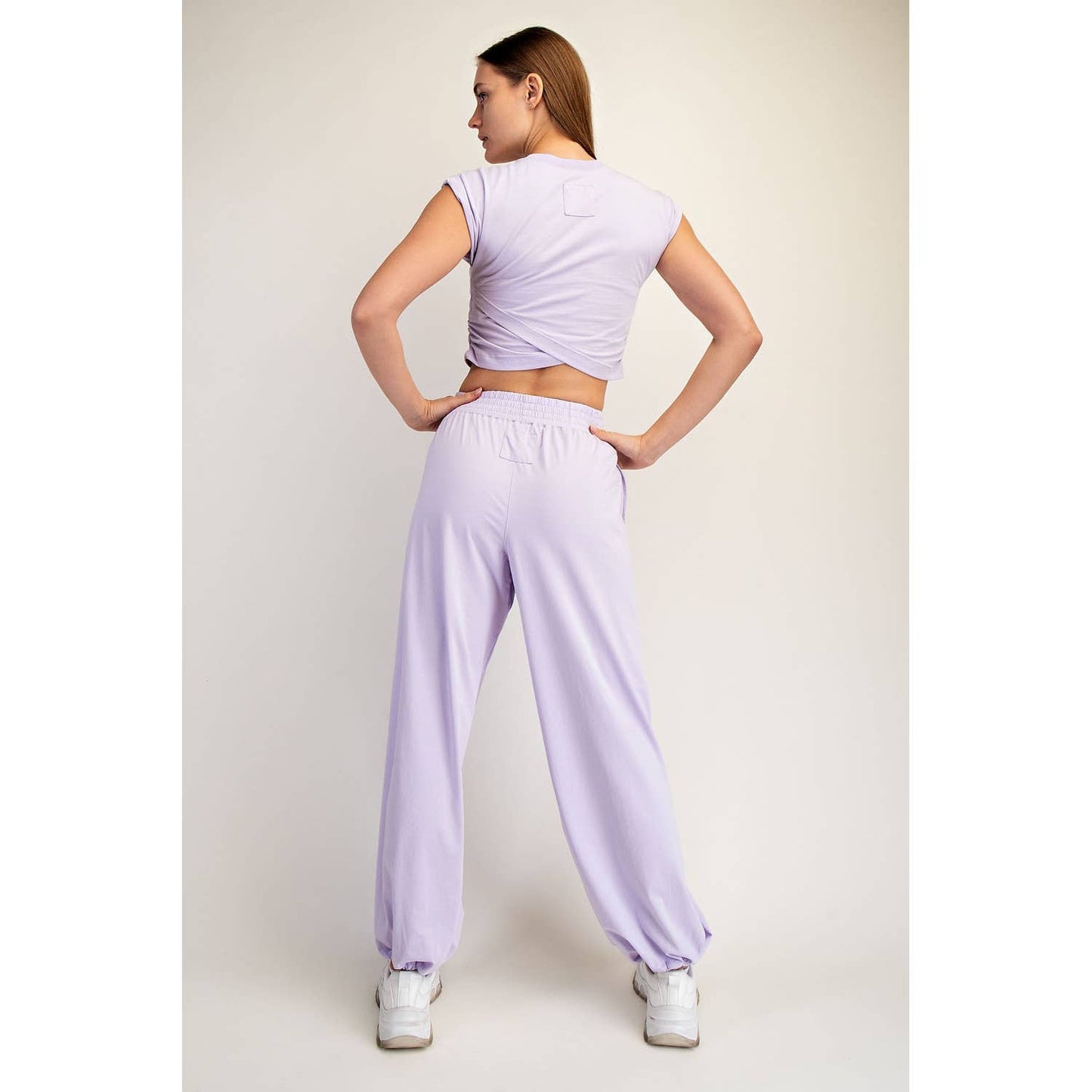 Cotton Lycra Crossover Set
