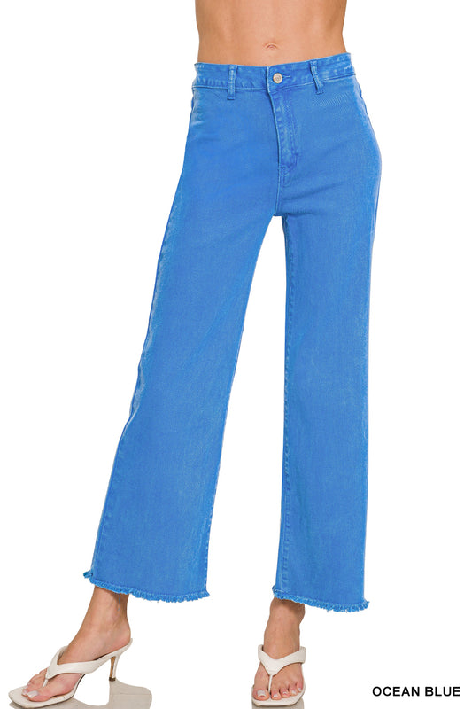 Angie Acid Washed High Waisted Jeans