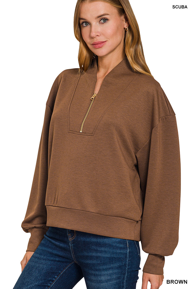 Scuba Half Zip Pullover