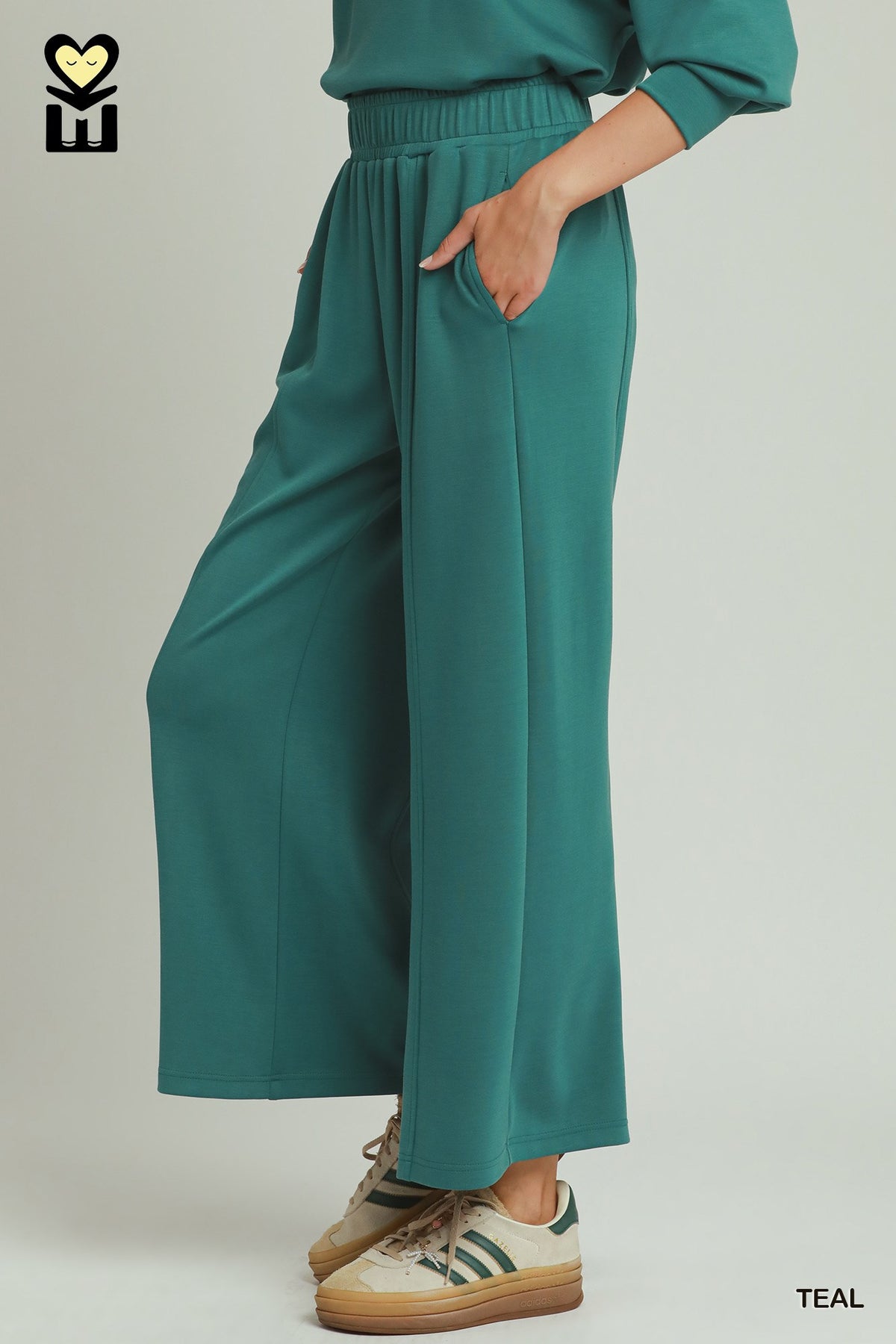 Luxeknit Long Sleeve and Wide Leg Pant Set