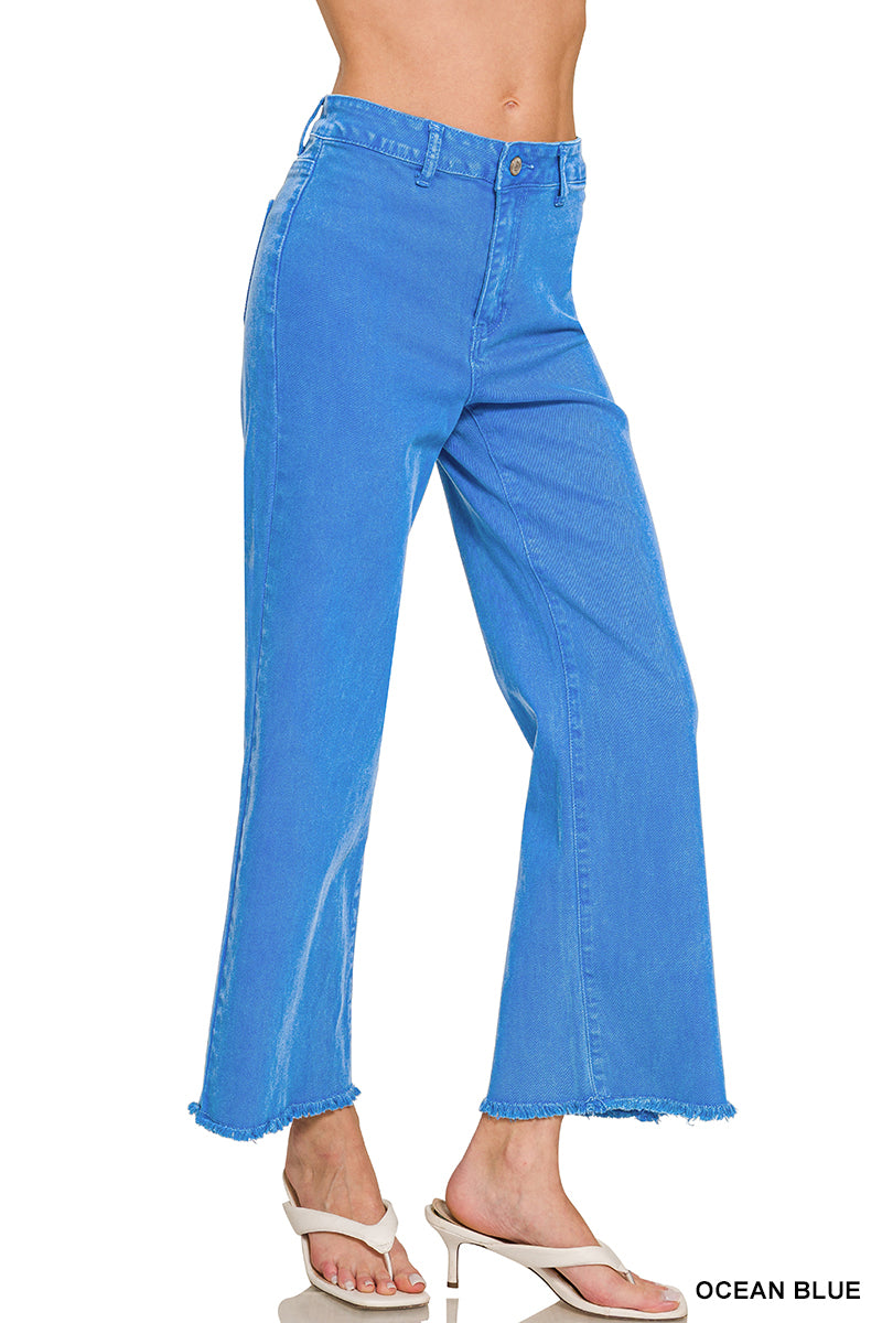 Angie Acid Washed High Waisted Jeans