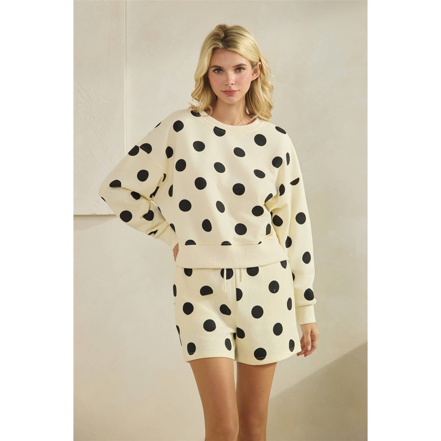 Polka Dot Sweatshorts