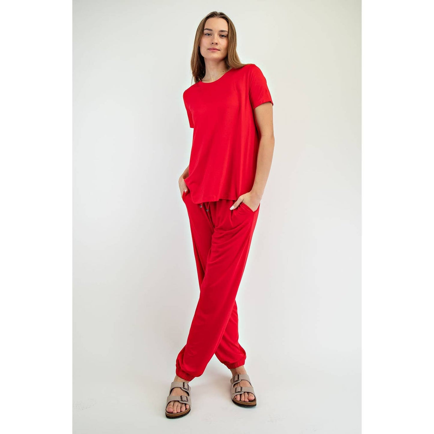 Viscose Model Short Sleeve Top