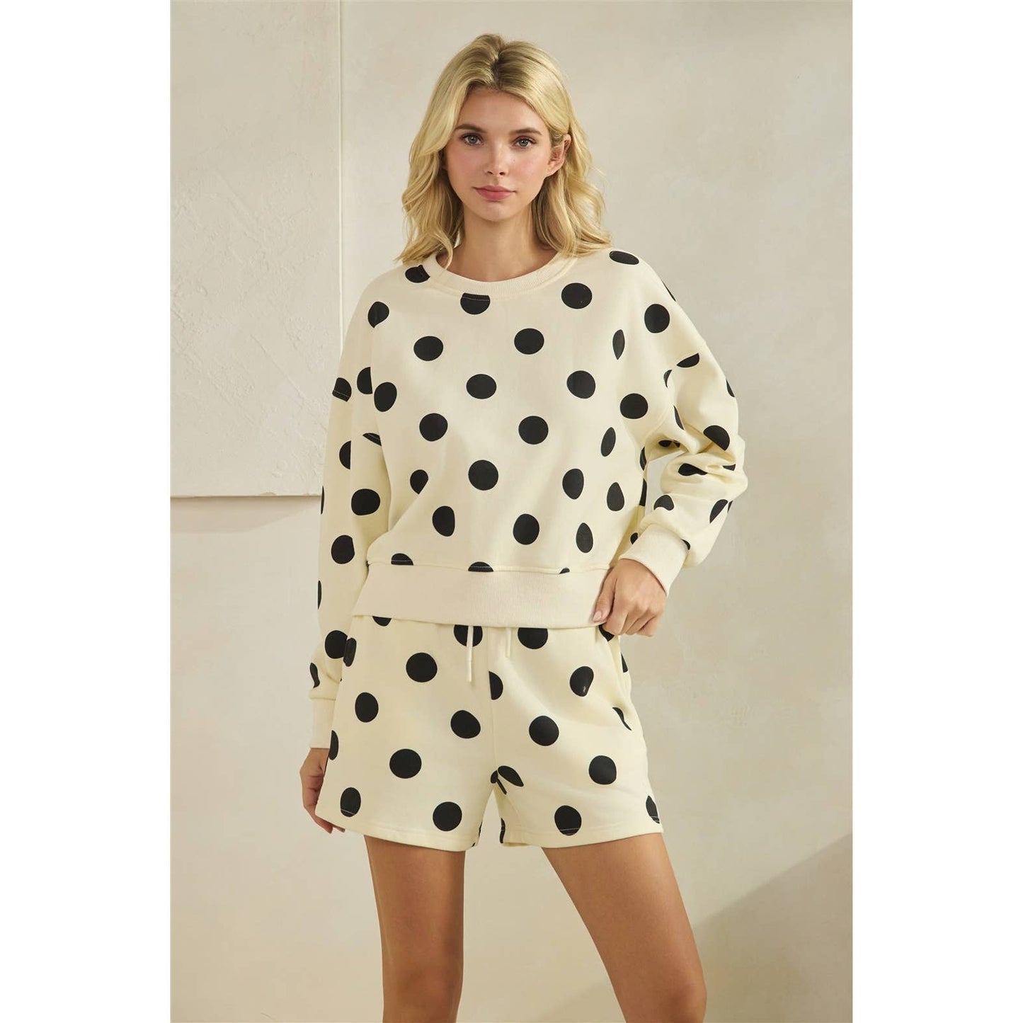 Polka Dot Sweatshorts