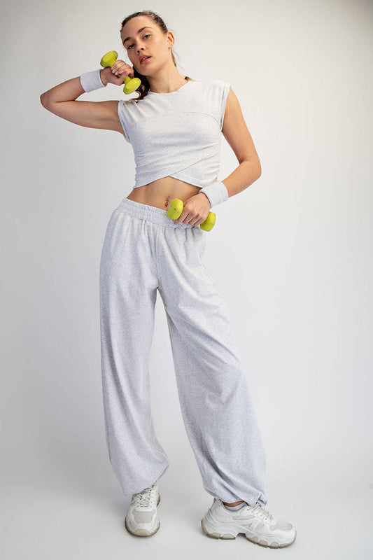 Cotton Lycra Crossover Set